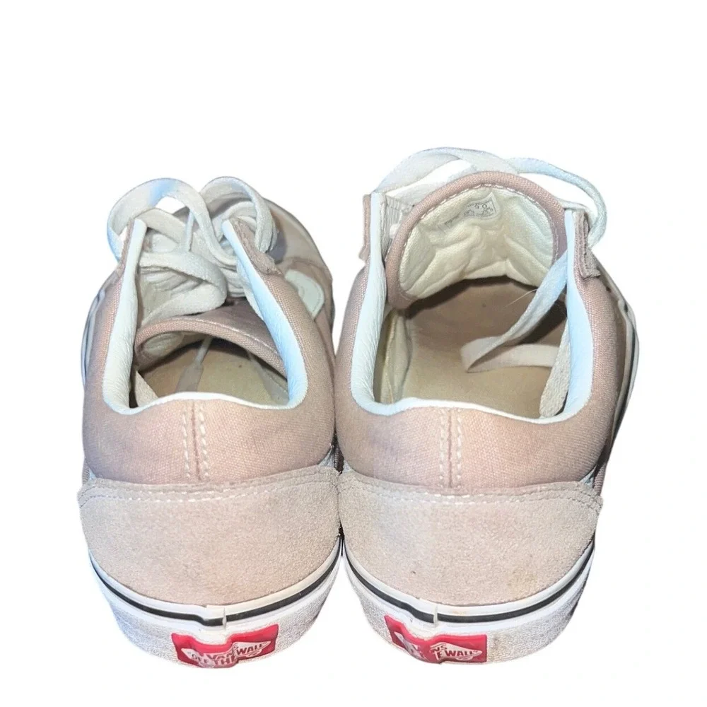 Vans Old Skool Rose Pink‎ Suede Canvas Low Top Skate Shoes Men's 7.5 Women's 9.0